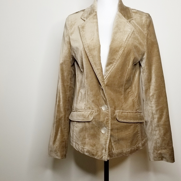 Christopher Blue Jackets & Blazers - CHRISTOPHER BLUE VELVET BLAZER